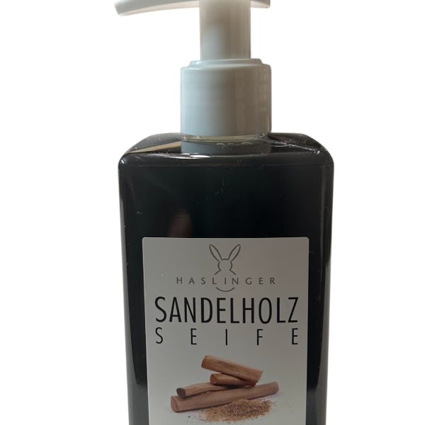 Haslinger Sandelholz Flüssigseife im Spender 250 ml