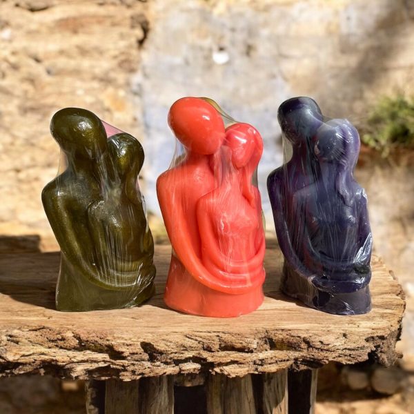 Nesbel handgemachte Glycerin Seife Ehepaar umarmend Geschenk Mitbringsel 120 g