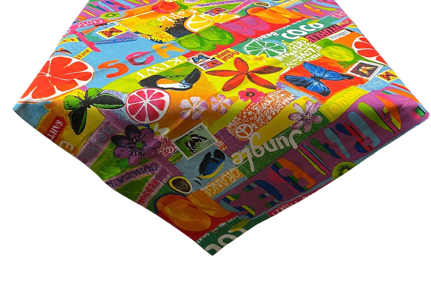 Hossner Tischdecke Mitteldecke bunt 85x85 cm 1 Hossner Tischdecke Mitteldecke bunt 85x85 cm