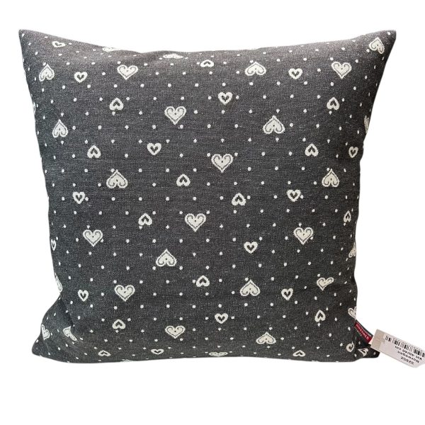 Hossner Kissenhülle Dekokissen Norwegen grau bedruckt 40x40 cm