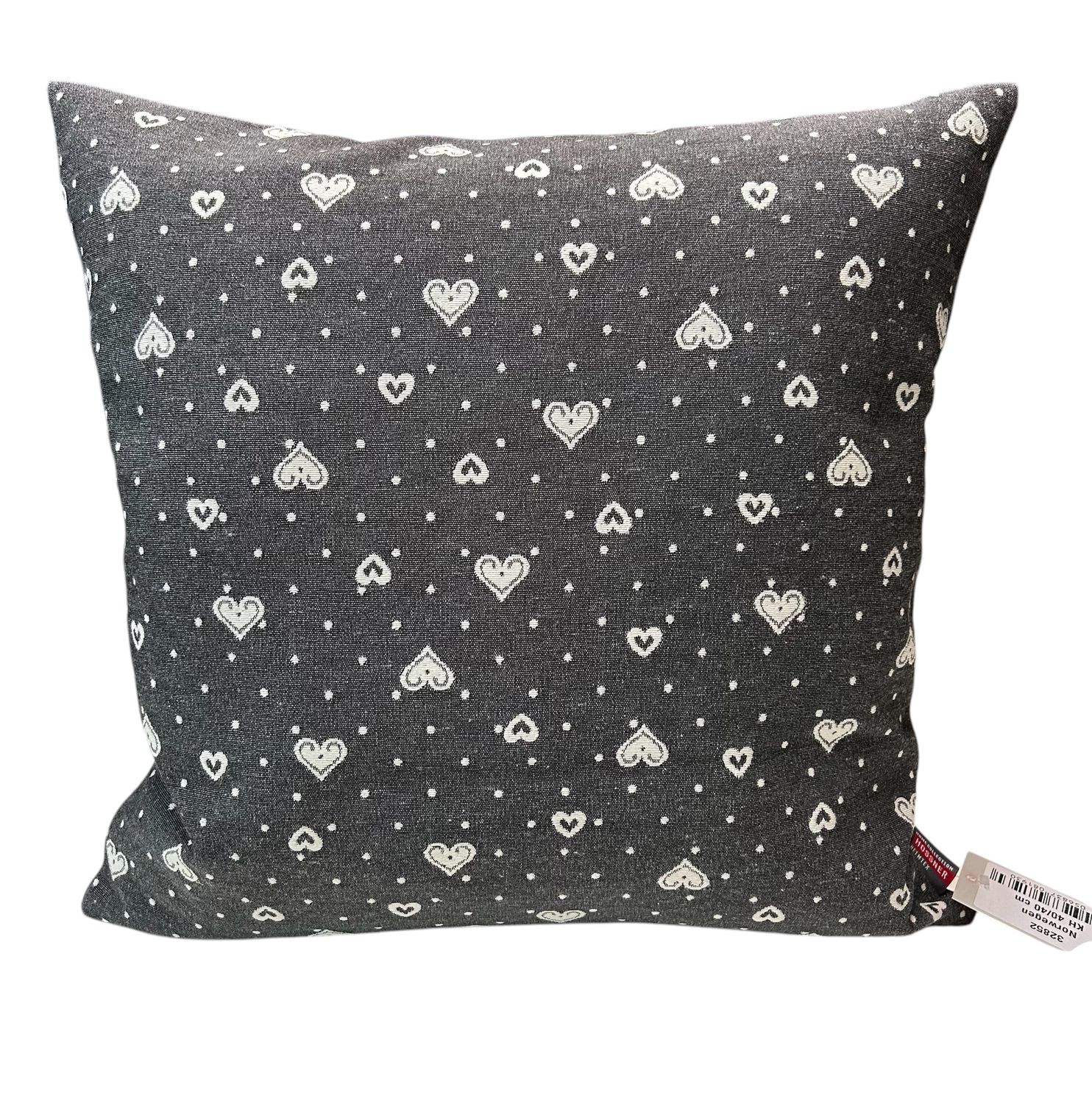 Hossner Kissenhülle Dekokissen Norwegen grau bedruckt 40x40 cm 1 Hossner Kissenhülle Dekokissen Norwegen grau bedruckt 40x40 cm