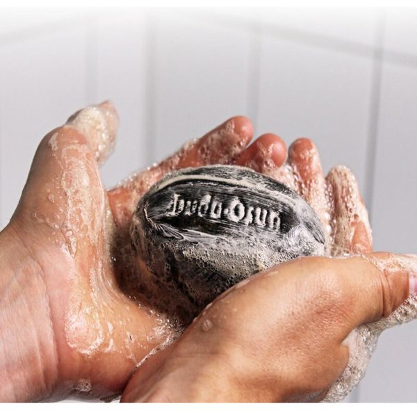 Dudu-Osun schwarze Seife Classic aus Afrika Bio Zertifiziert mit Parfüm 150 g 8 Pur 4 5