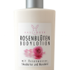 Haslinger Rosenblüten Bodylotion mit Rosenwasser Sheabutter und Mandelöl 200 ml 7 Rosenblueten Bodylotion