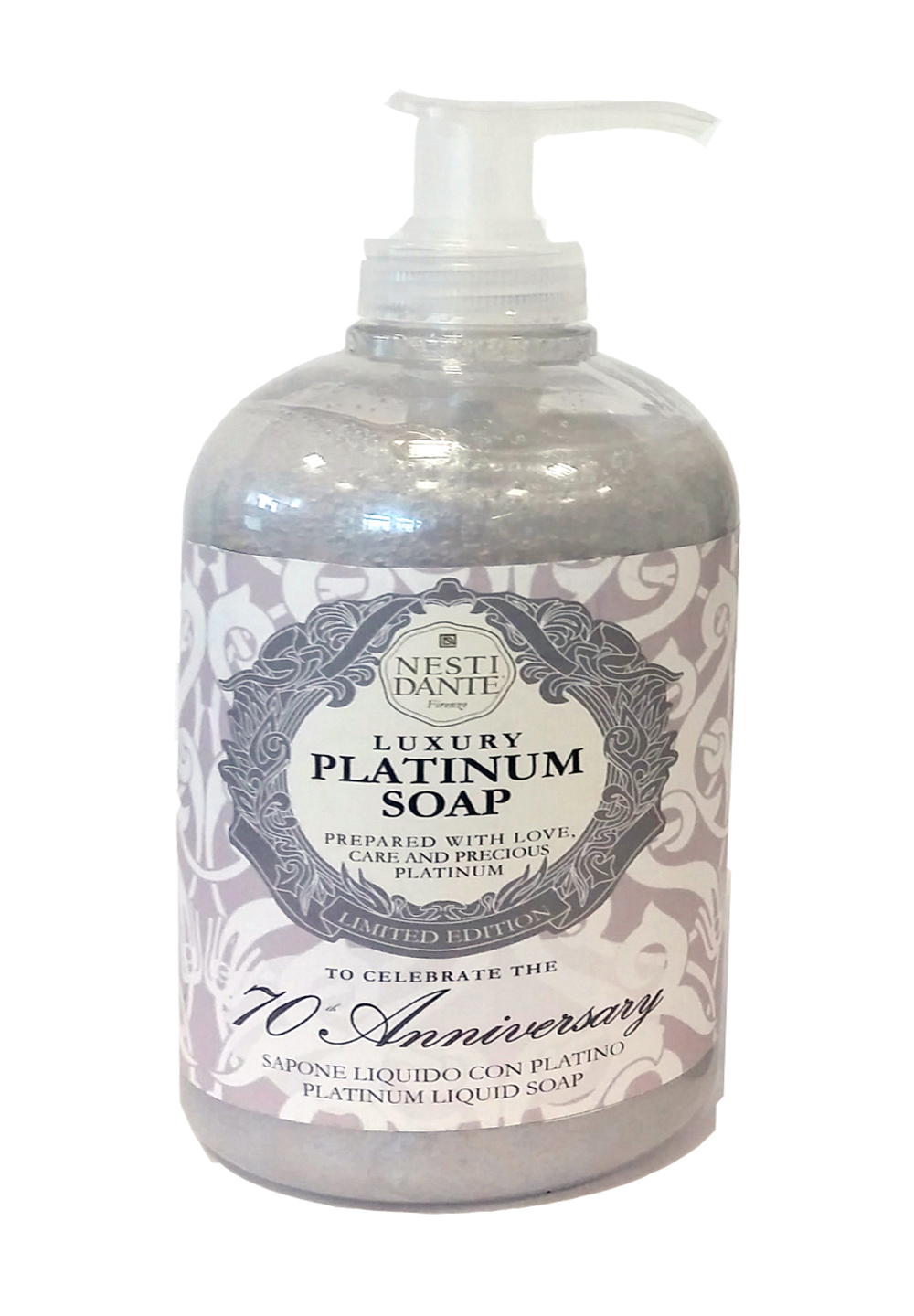 Nesti Dante 70th Anniversary Platinum Liquid Soap 500 ml 1 Nesti Dante 70th Anniversary Platinum Liquid Soap 500 ml