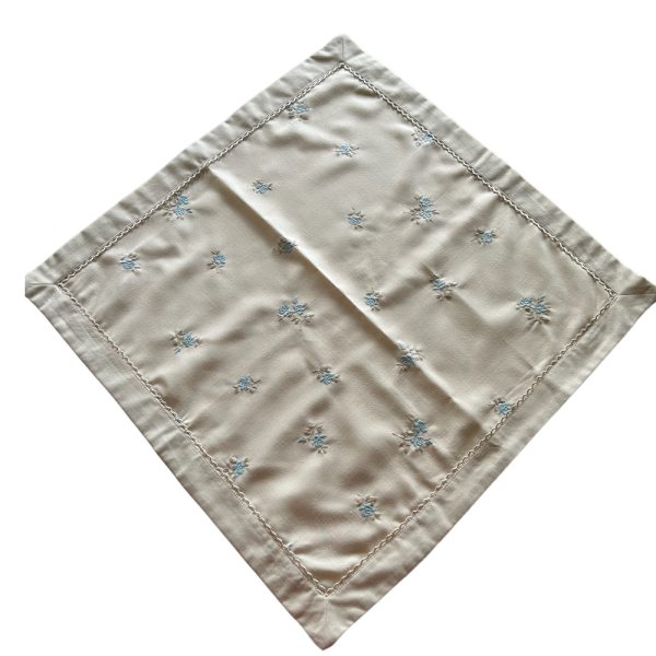 Hossner Deckchen Tischdecke Mitteldecke Tittling romantisch Millefleur 7 Tittling blau 1 1