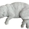 Nesbel Deko Objekt Katze lebensgroß für Haus und Garten aus Beton 35x26x13 cm
