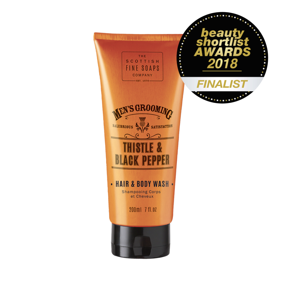 The Scottish Fine Soaps Men's Grooming Thistle & Black Pfeffer Hair & Body Wash 200 ml 1 The Scottish Fine Soaps Men's Grooming Thistle & Black Pfeffer Hair & Body Wash 200 ml