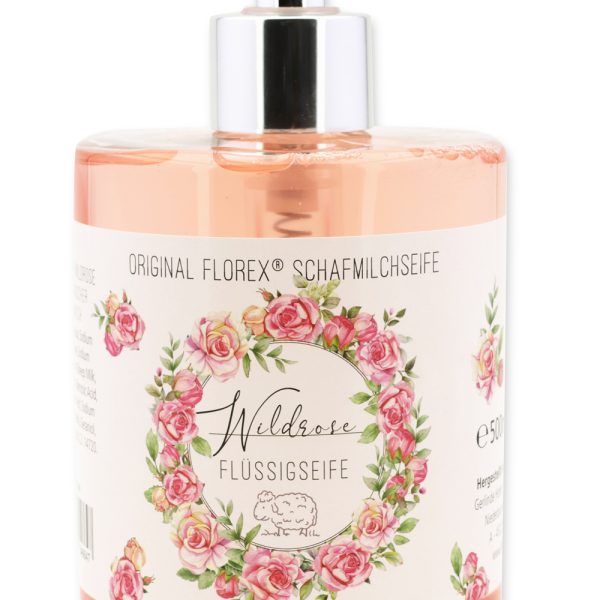 Alternative view of Florex Wildrose Schafmilch Flüssigseife 500 ml – Sanfte Pflege mit Bio-Schafmilch