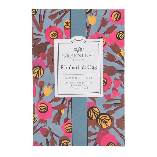 Greenleaf  Duft Sachets large Rhubarb & Oak - aus parfümierter Tonerde 115 ml