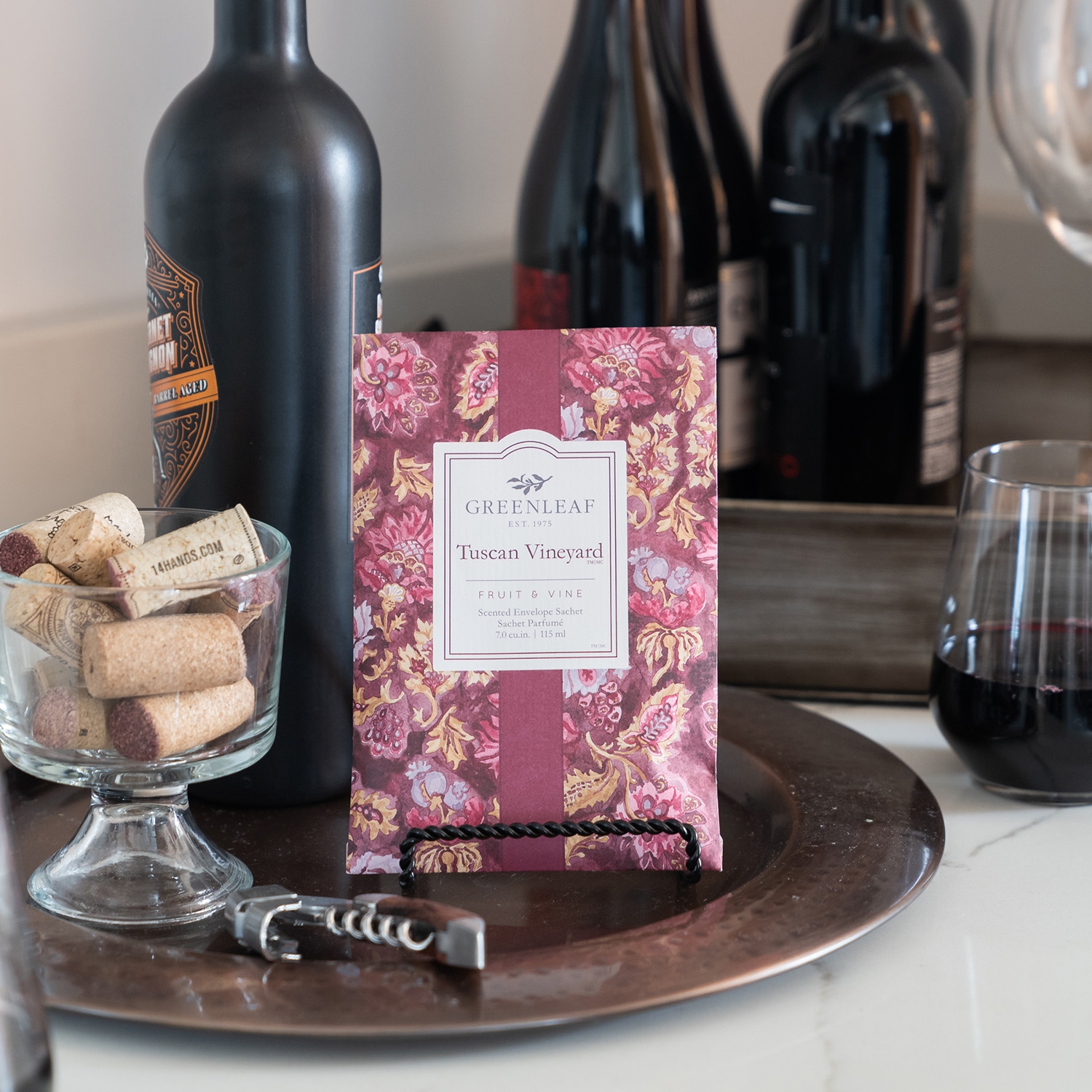 Greenleaf Duft Sachets large Tuscan Vineyard - aus parfümierter Tonerde 115 ml 3 Greenleaf Duft Sachets large Tuscan Vineyard - aus parfümierter Tonerde 115 ml – Bild 3