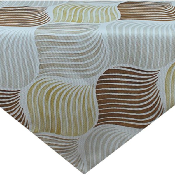 Hossner Tischdecke Mitteldecke Salvador braun 85x85 cm