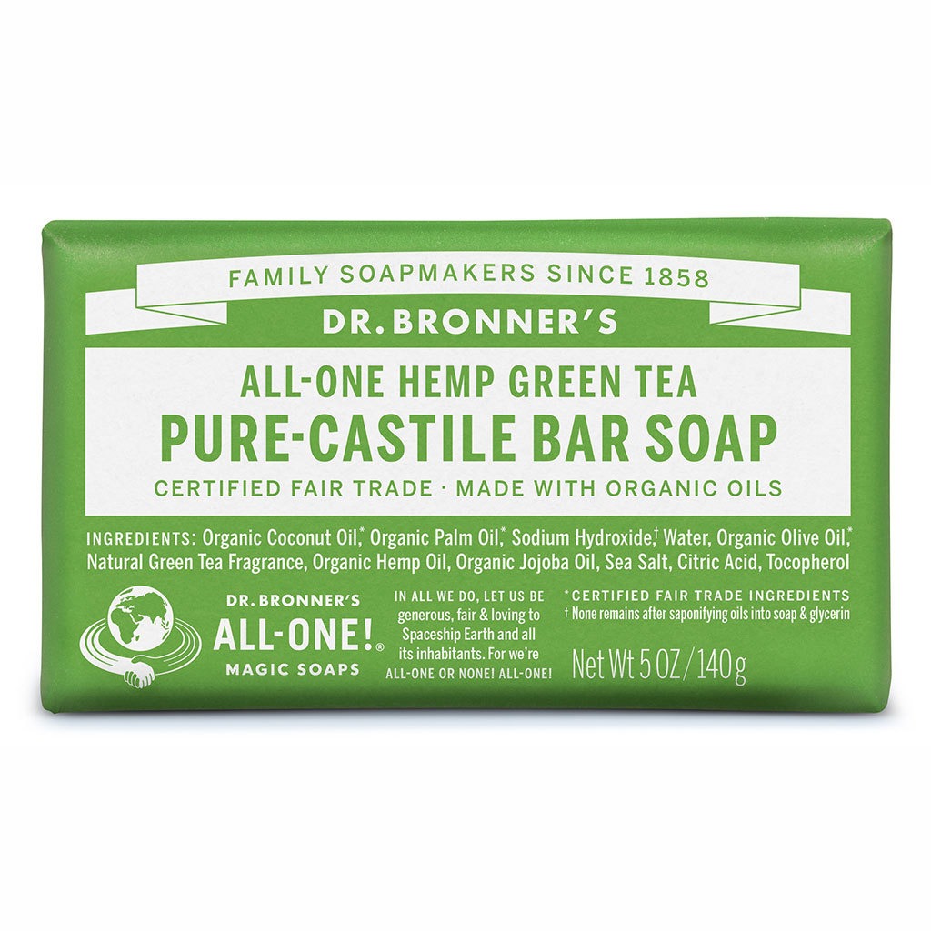 Dr. Bronner's Grüner Tea Reine Naturseife 140 g 1 Dr. Bronner's Grüner Tea Reine Naturseife 140 g