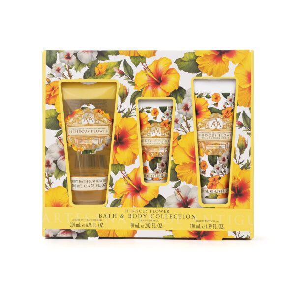 Geschenkset Hibiscus Flower – Bath & Body Collection 390 ml