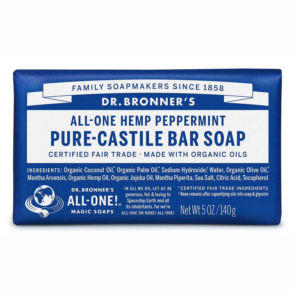 Dr. Bronner's Pfefferminze Reine Naturseife 140 g 1 Dr. Bronner's Pfefferminze Reine Naturseife 140 g