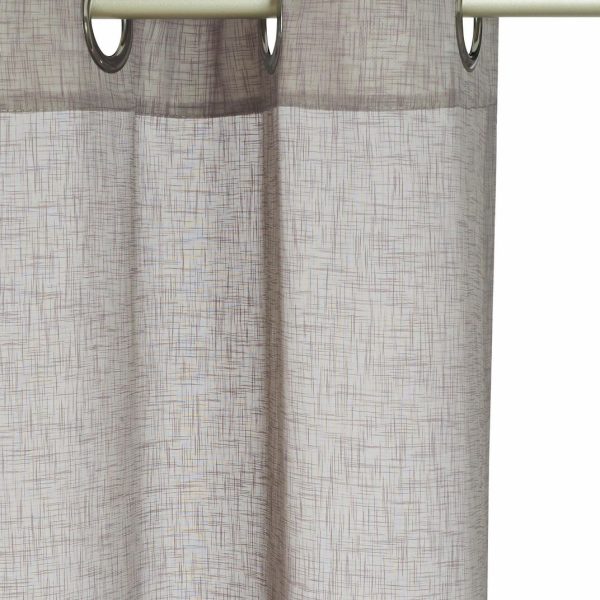 My Home 1 Stck. Vorhang »Regina« Leinenstruktur grau Ösen H/B 225x140 cm