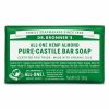 Dr. Bronner's Mandel Reine Naturseife 140 g 8 hemp store dr bronners pure castile bar soap hemp bar soap almond front 1
