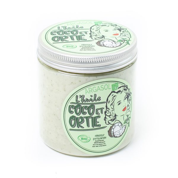 huile coco ortie