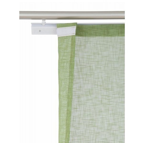 My home Set bestickter Schiebevorhang Turek Klettschiene Klettband HxB 245x60 cm 5 schiebegardine uni my home turek mit klettband 2 1 5